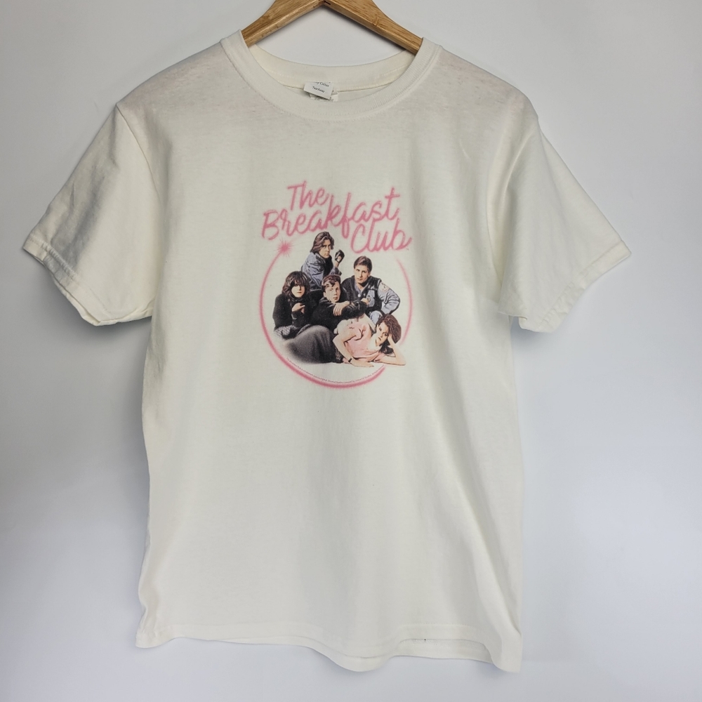 The Breakfast Club Large Youth T Shirt White